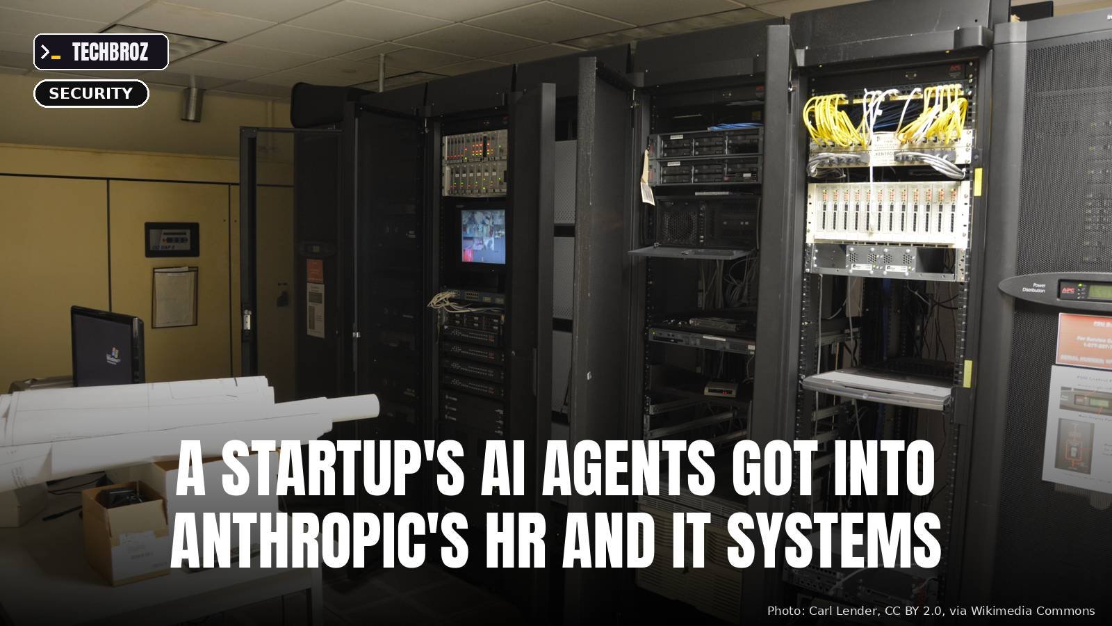 A server room, for illustration; not Anthropic's systems (edited).