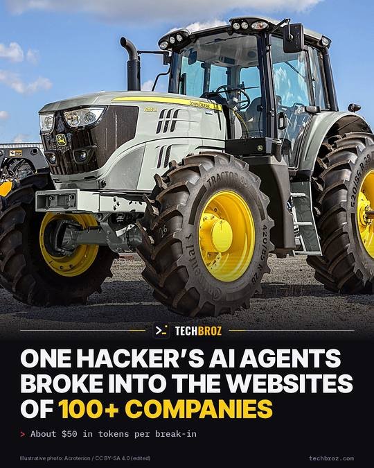 Fail card: One hacker, under 100 characters of orders: AI agents break into the websites of 100+ companies