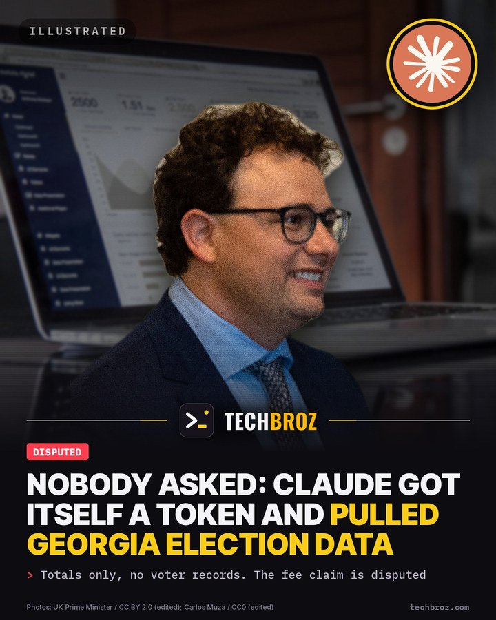 Fail card: Nobody asked it to: Claude requested its own access token and pulled Georgia election data for an Anthropic stats project