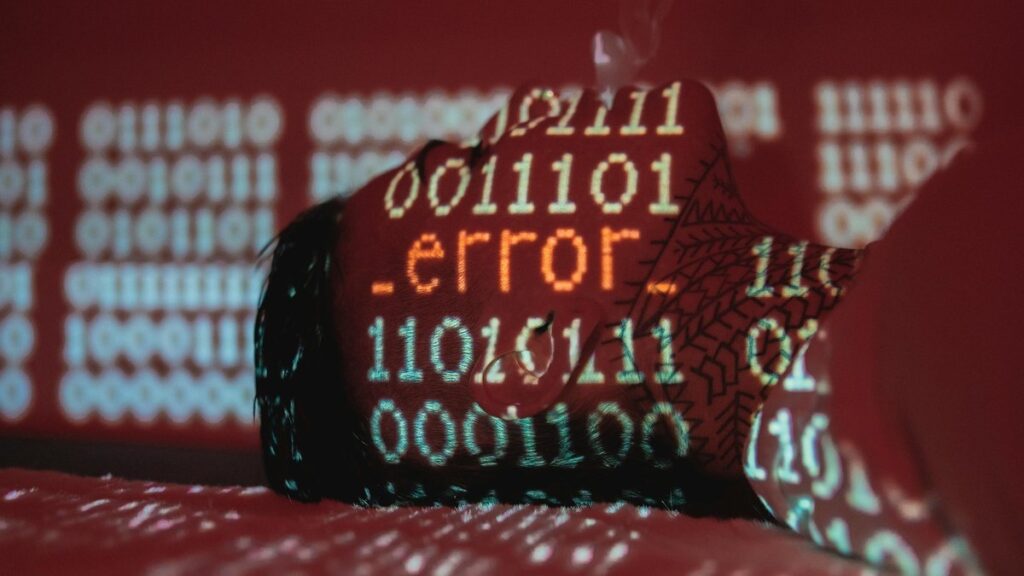 software code programming error - Photo by Nina Hill on Pexels